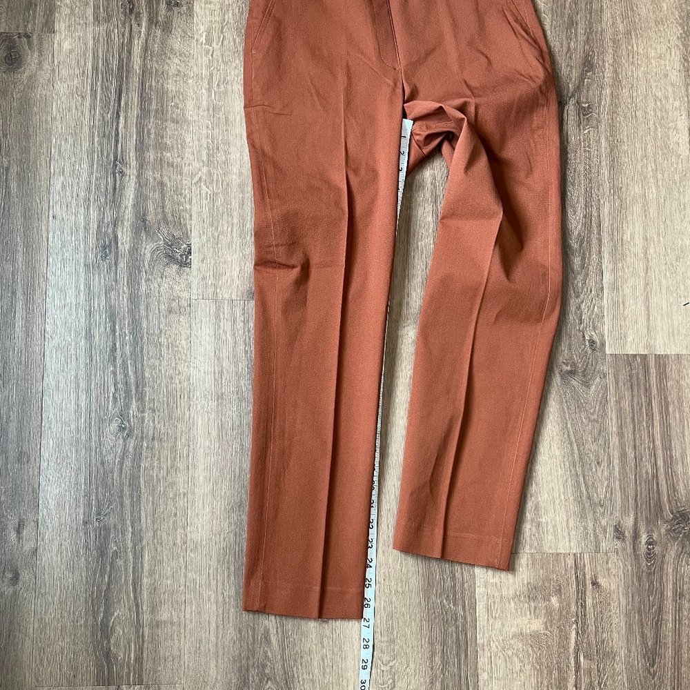 Worn once On The Go Ankle Slim Straight Pants In Bronze Glow Size  M - Picture 11 of 14